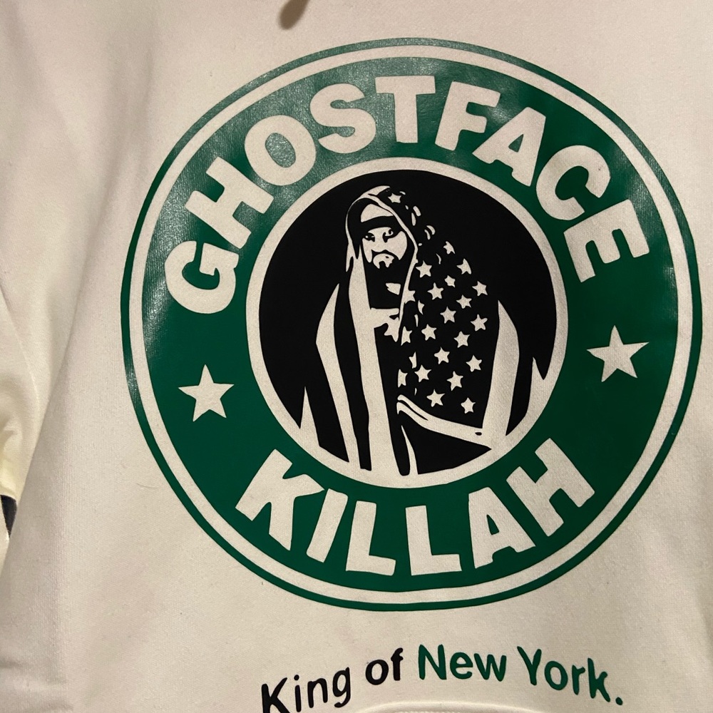 Custom Wu Tang Ghostface Killah Starbucks Hoodie - Picture 2 of 4